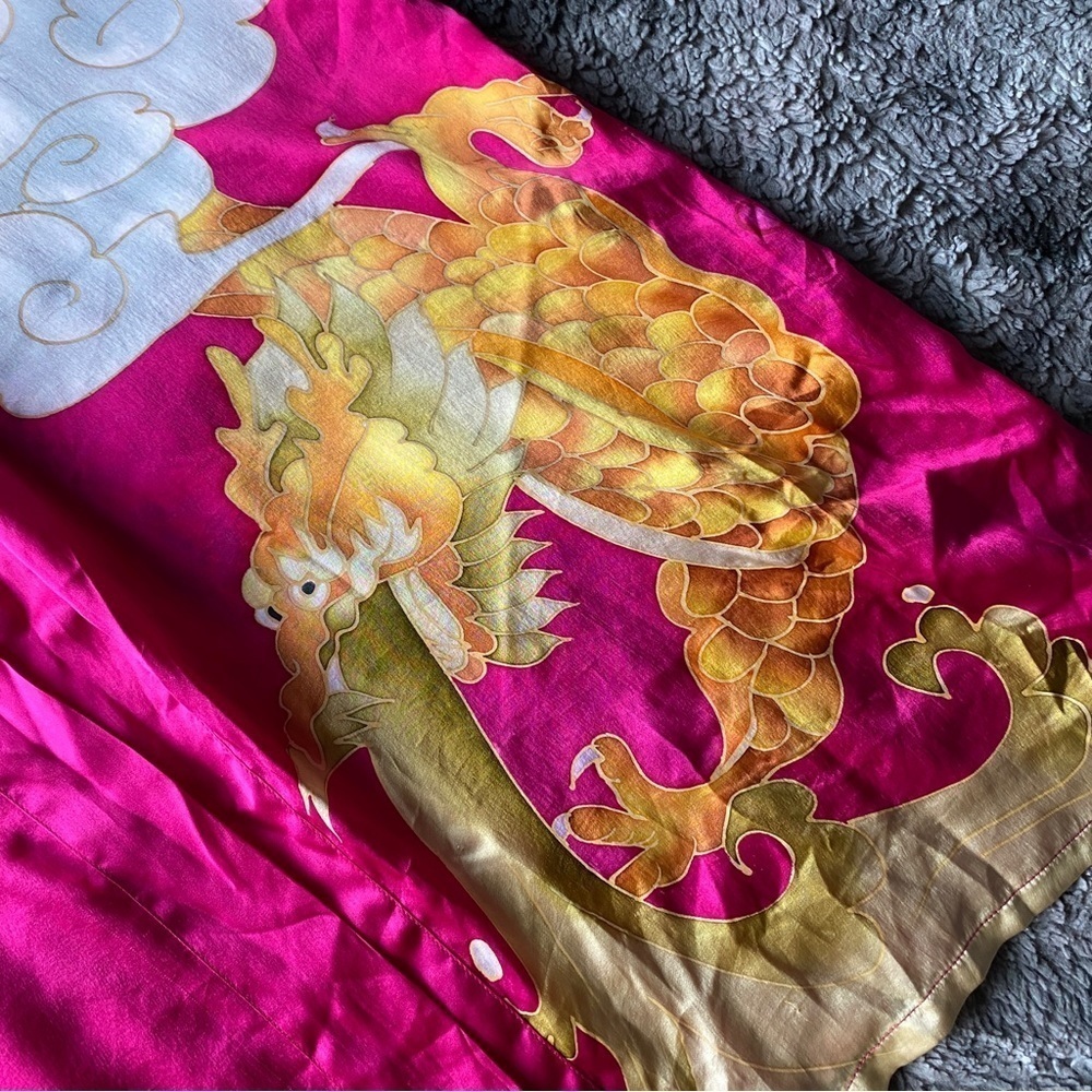 Watercolor Dragon Robe - Picture 3 of 11